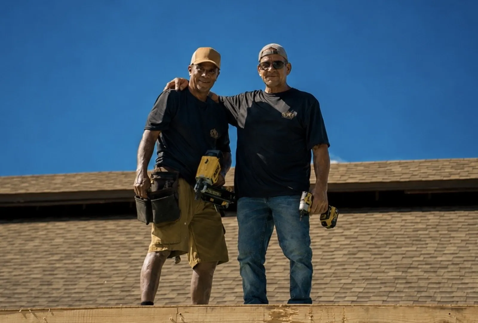 Home remodeling in Winter Haven, FL · two FTK crew members on a Polk County project
